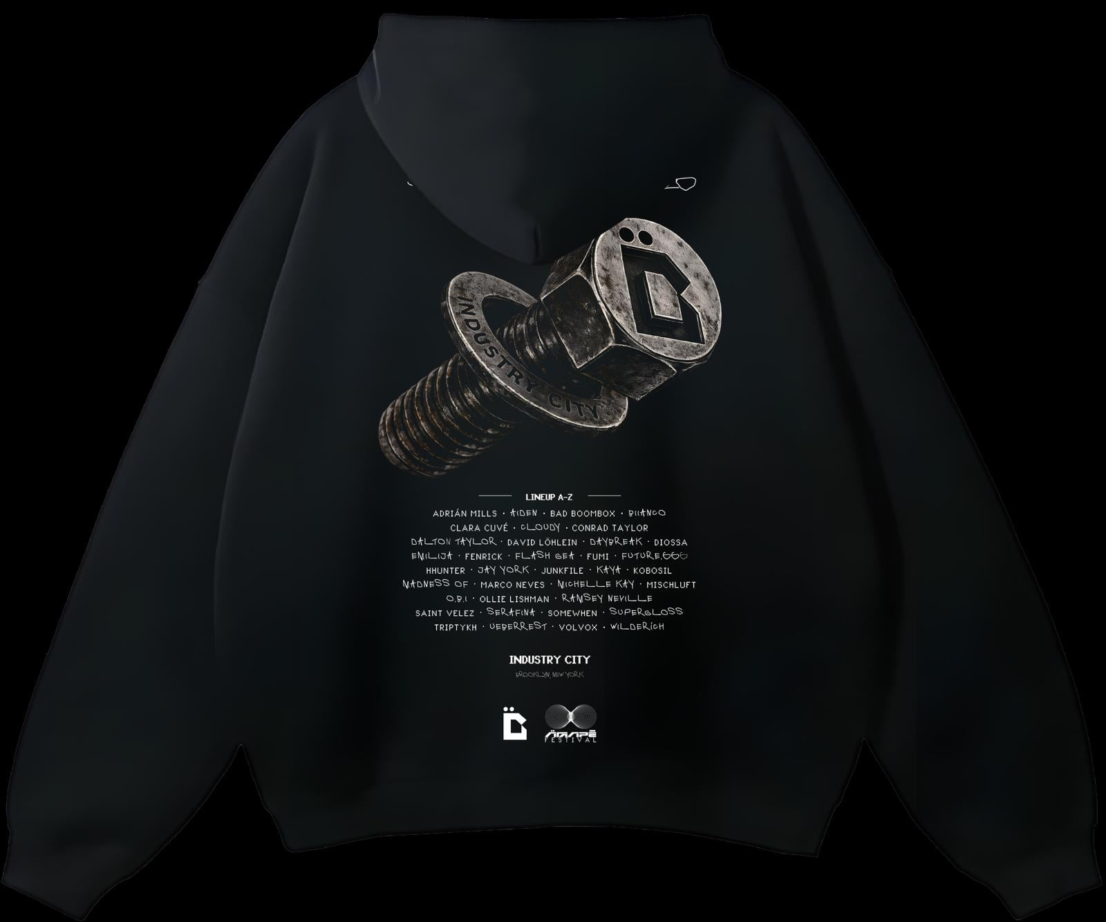 Bolt Hoodie — back print